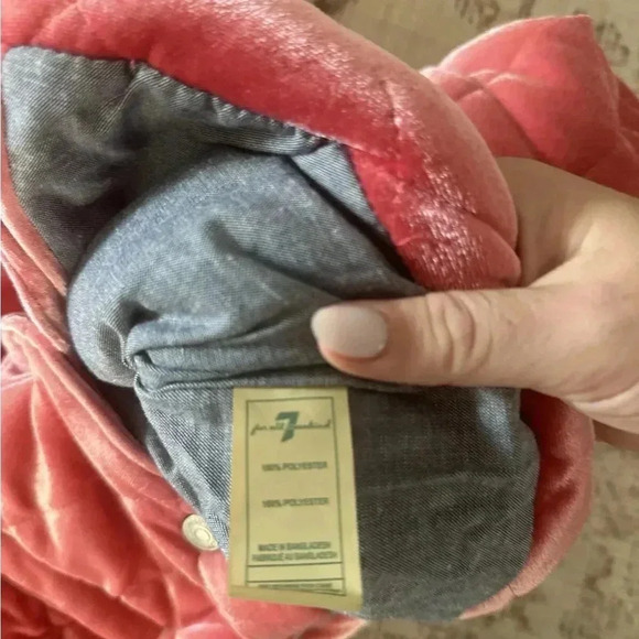 7 for all mankind girls velvet pink jacket 2T - Picture 5 of 7